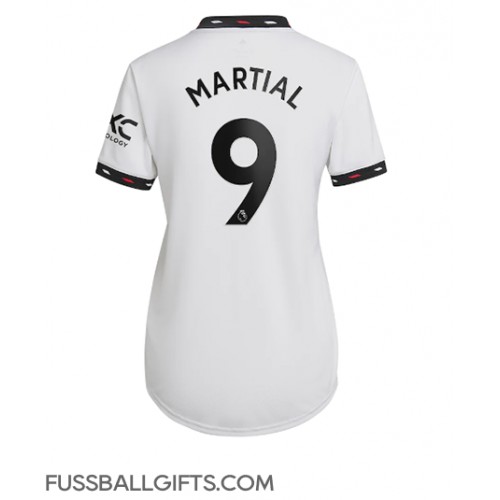 Manchester United Anthony Martial #9 Fußballbekleidung Auswärtstrikot Damen 2022-23 Kurzarm